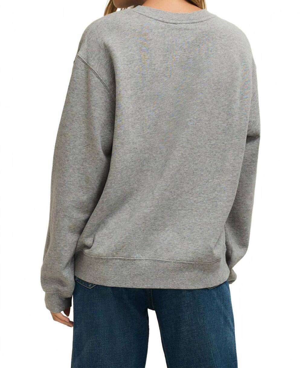 NEW Z SUPPLY amour love sweatshirt in grey - Picture 3 of 4